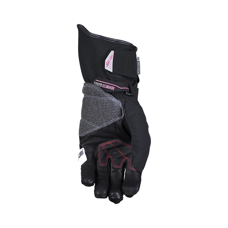 Guantes de moto para mujer FIVE TFX2 WP gris-rosa