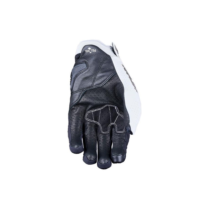 Guantes de moto FIVE Stunt EVO 2 Airflow para mujer en blanco y negro