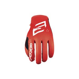 Guantes de motocross infantiles FIVE MXF4 rojo