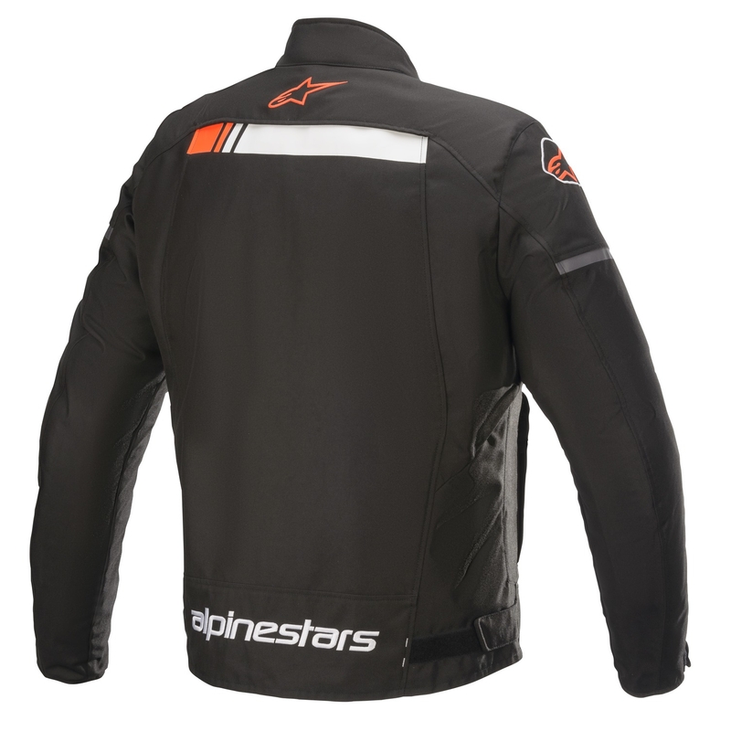 Chaqueta de moto Alpinestars T-SP S Ignition Waterproof Negra-Blanca-Roja Flúor