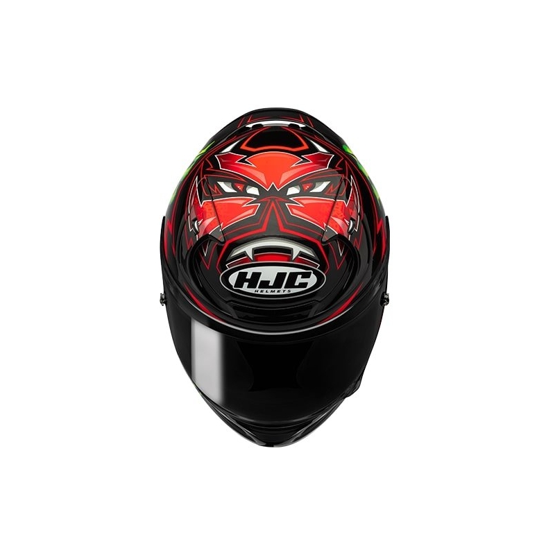 Casco integral HJC RPHA 12 Quartararo Replica MC1 negro liquidación