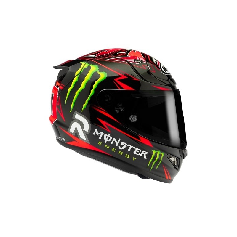 Casco integral HJC RPHA 12 Quartararo Replica MC1 negro liquidación