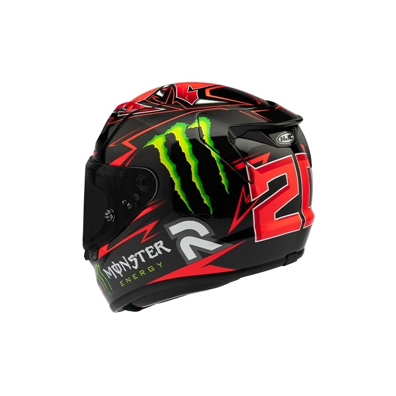 Casco integral HJC RPHA 12 Quartararo Replica MC1 negro liquidación