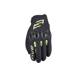 Guantes de moto FIVE Tricks negro-amarillo fluo
