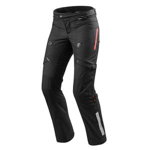 Pantalones de moto Revit Horizon 2 para mujer, negros, recortados liquidación