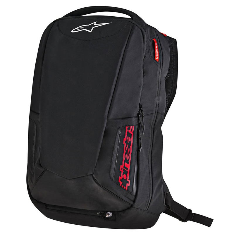 Mochila Alpinestars City Hunter negro-rojo