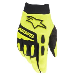 Guantes de motocross Alpinestars Full Bore amarillo fluorescente y negro