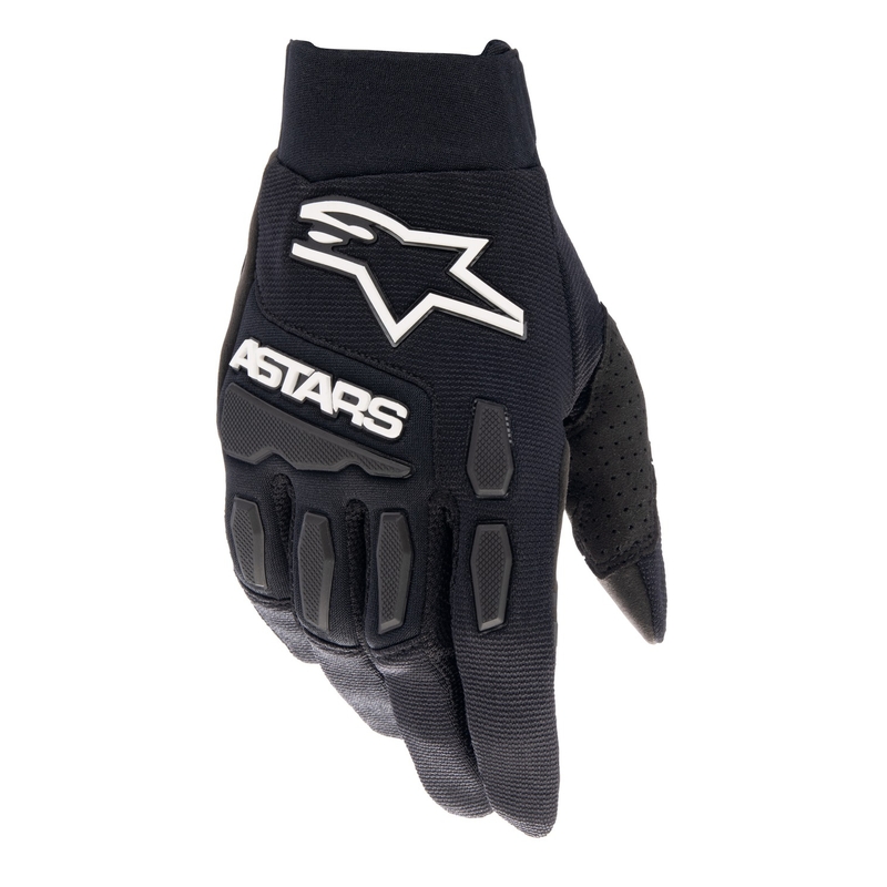 Guantes de motocross Alpinestars Full Bore XT blanco y negro 2024