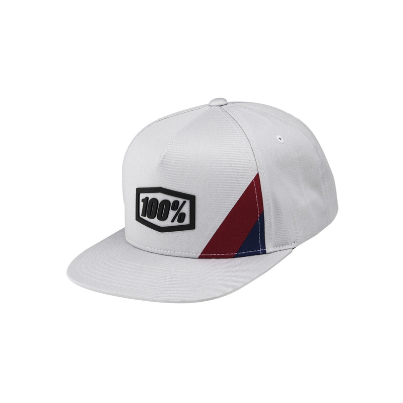 Gorra 100% Cornerstone Snapback blanca