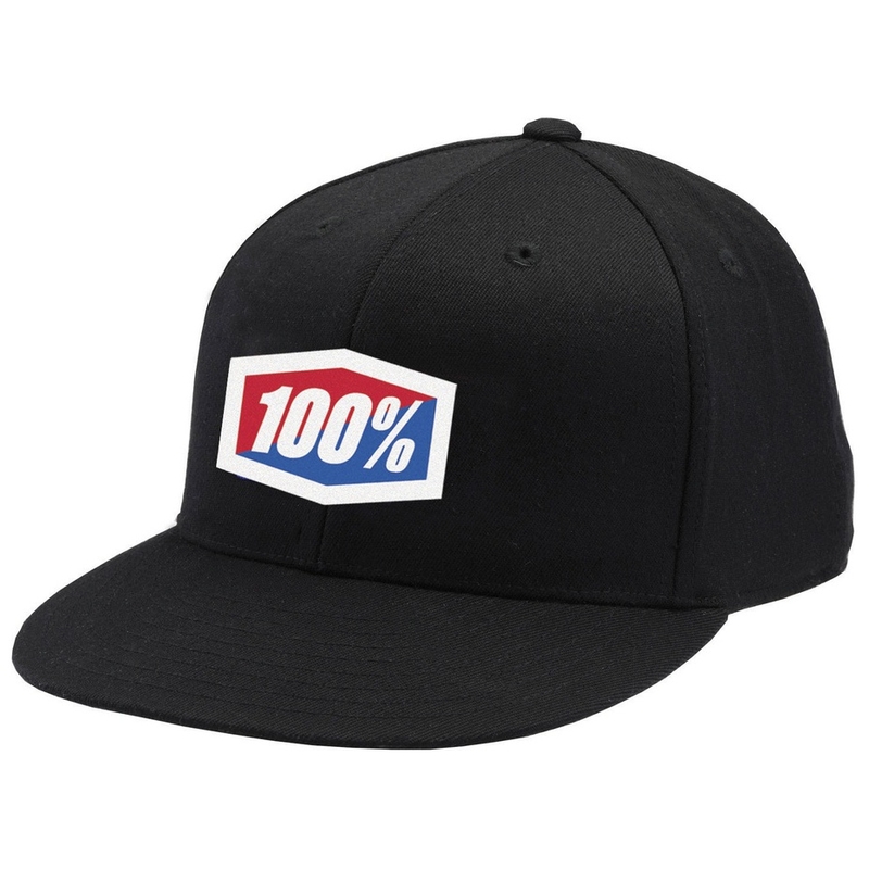 Gorra 100% Essential Flexfit negra