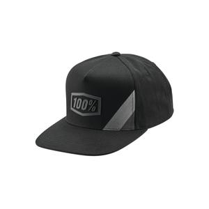 Gorra 100% Cornestone USA Snapback negro-gris