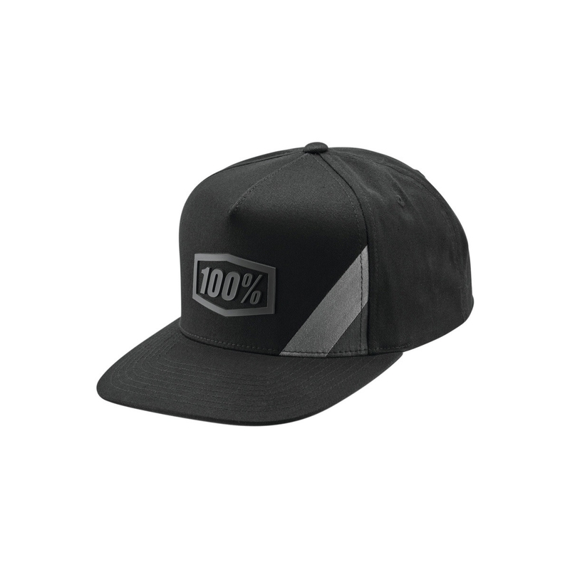 Gorra 100% Cornestone USA Snapback negro-gris