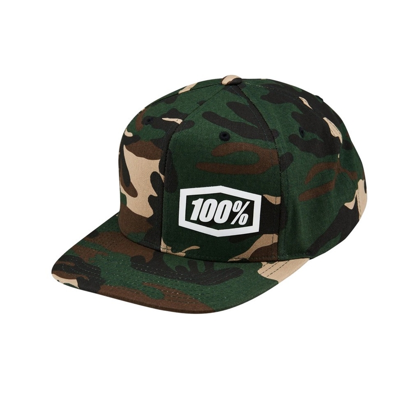 Gorra 100% Machine Snapback camo