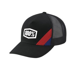 Gorra 100% Cornestone X-Fit Trucker negra