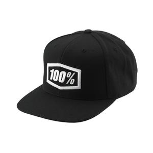 Gorra infantil 100% Icon Snapback negra