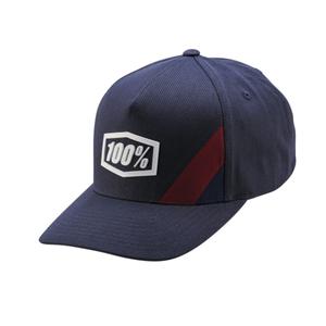Gorra 100% Cornestone Snapback azul-gris