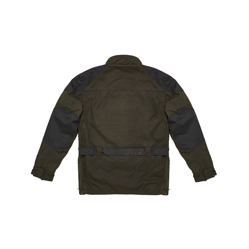 Chaqueta de moto Fuel Bunker verde-negro