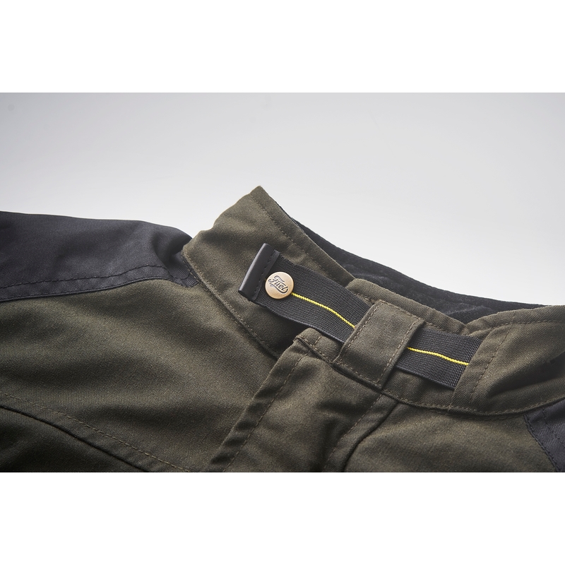 Chaqueta de moto Fuel Bunker verde-negro