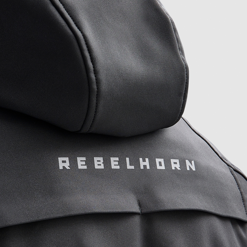 Chaqueta de moto Softshell Rebelhorn Slash Negra