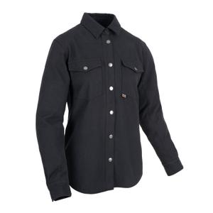 Oxford Kickback 2.0 Camisa de moto para mujer Negro