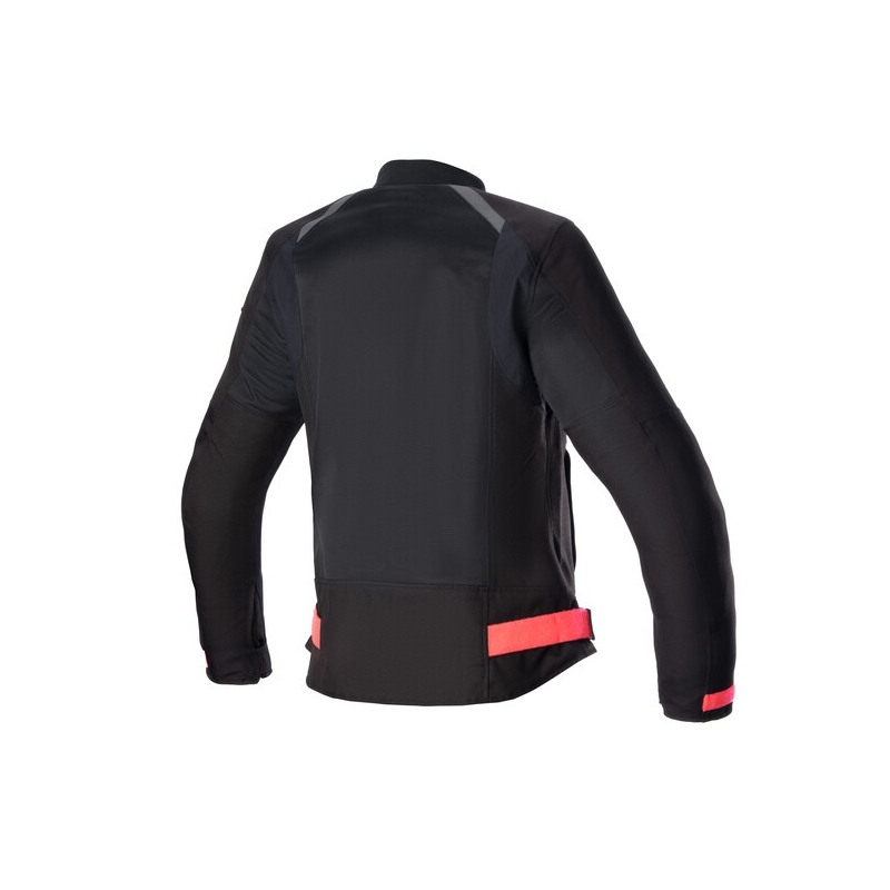 Chaqueta de moto Alpinestars Stella Eloise Air 2 Mujer Negro-Rosa Flúor