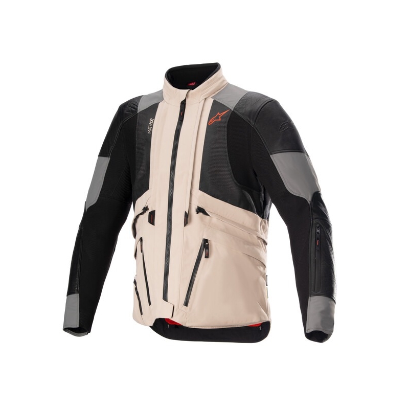 Chaqueta de moto Alpinestars AMT-10R Drystar XF arena-negro-rosa