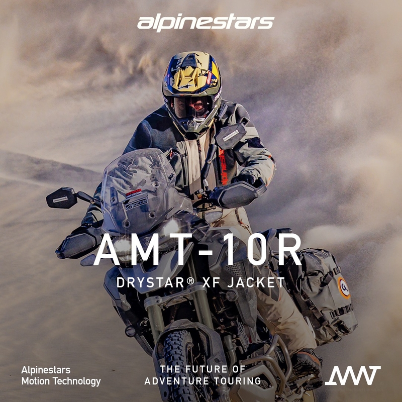 Chaqueta de moto Alpinestars AMT-10R Drystar XF arena-negro-rosa