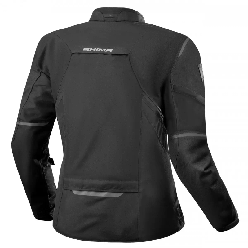 Chaqueta de moto para mujer Shima Rush 2.0 Negra