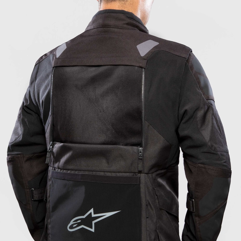 Chaqueta de moto Alpinestars Halo Drystar Negra