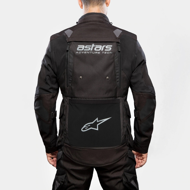 Chaqueta de moto Alpinestars Halo Drystar Negra