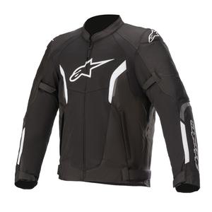 Chaqueta de moto Alpinestars AST Air Tech-Air 5 Compatible blanco y negro