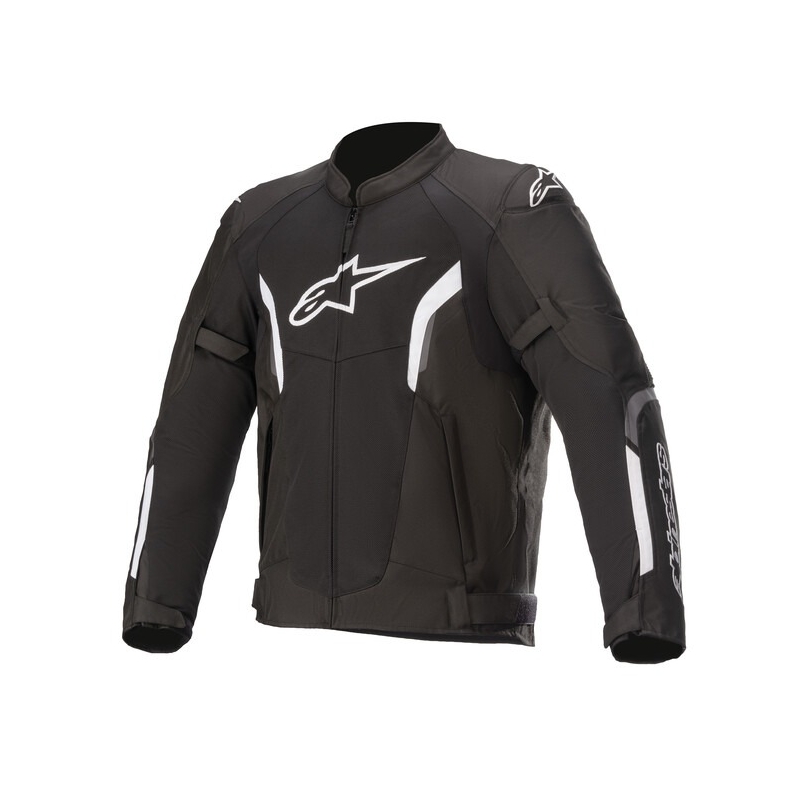Chaqueta de moto Alpinestars AST Air Tech-Air 5 Compatible blanco y negro