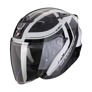 Casco de moto abierto SCORPION EXO-230 PUL gris-negro