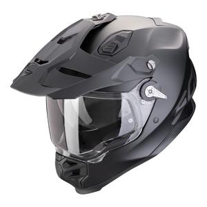 Casco de enduro Scorpion ADF-9000 Air Feat Solid negro mate