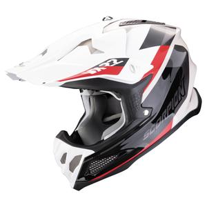 Casco de motocross Scorpion VX-22 Air BETA negro-blanco-arena