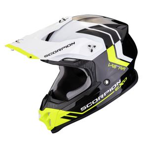 Casco de motocross Scorpion VX-16 EVO AIR Fusion negro-amarillo fluo