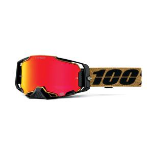Gafas motocross 100% - USA ARMEGA GLORY - Hyper red plexi
