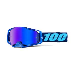 Gafas motocross 100% - USA ARMEGA COUPE - Hyper blue plexi