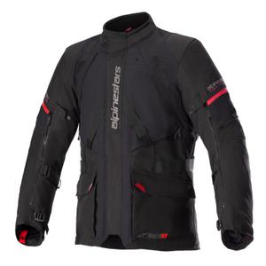 Chaqueta de moto Alpinestars Monteira Drystar XF negra y roja