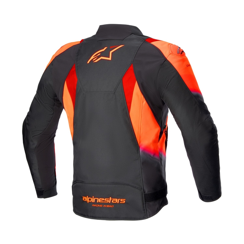 Chaqueta de moto Alpinestars T-SP 1 2 Waterproof Negro-Rojo Flúo