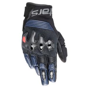 Guantes de moto Alpinestars Halo negro y azul