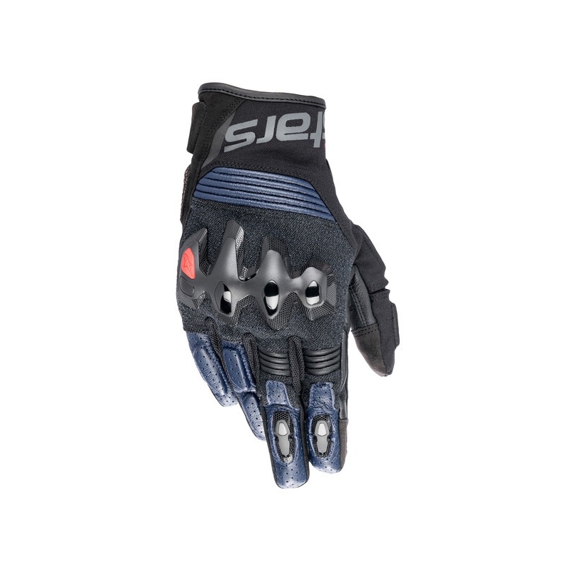 Guantes de moto Alpinestars Halo negro y azul