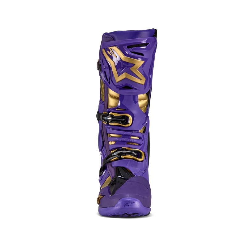 Botas de moto Alpinestars Tech 10 Limited Edition Champ Purple and Gold