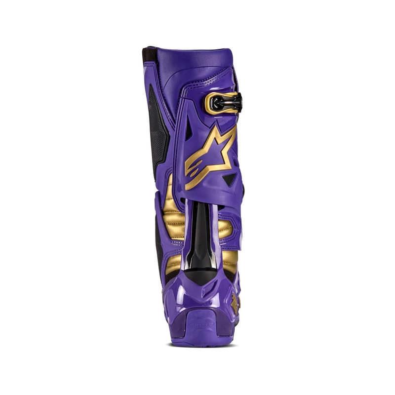 Botas de moto Alpinestars Tech 10 Limited Edition Champ Purple and Gold