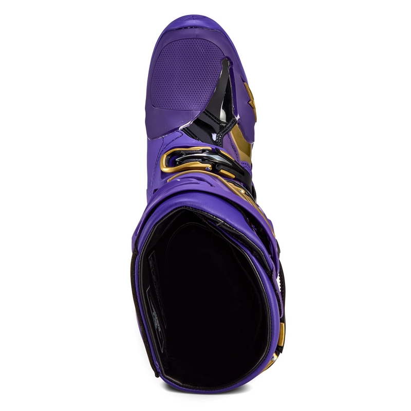 Botas de moto Alpinestars Tech 10 Limited Edition Champ Purple and Gold