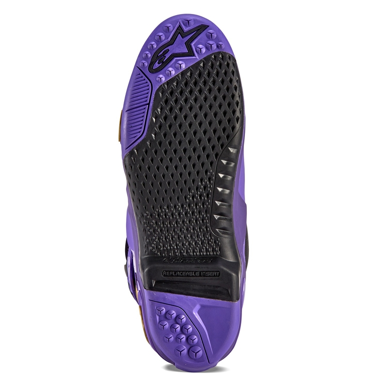 Botas de moto Alpinestars Tech 10 Limited Edition Champ Purple and Gold