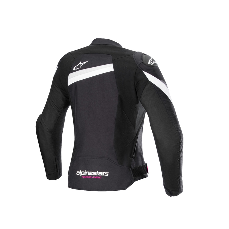 Chaqueta de moto Alpinestars Stella T-GP PLUS R 4 Blanco y Negro para mujer