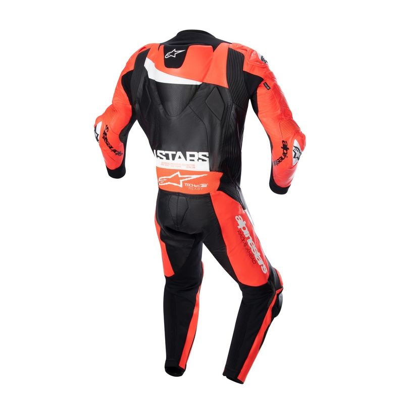 Compatible Alpinestars GP Plus 4 TECH-AIR negro-rojo-fluo-blanco liquidación