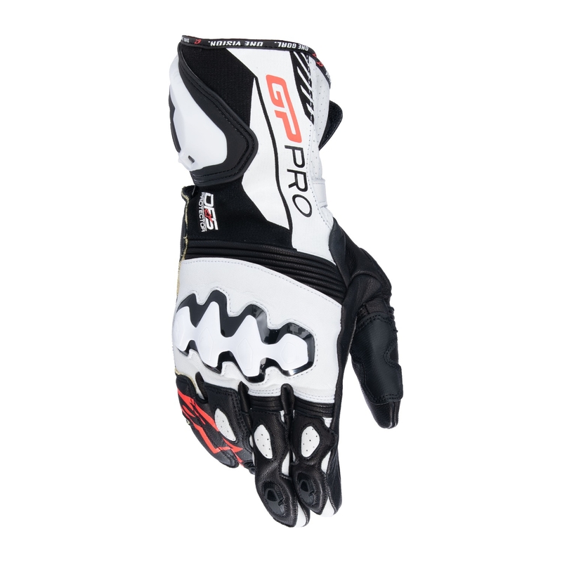 Guantes de moto Alpinestars GP PRO R 4 blanco y negro