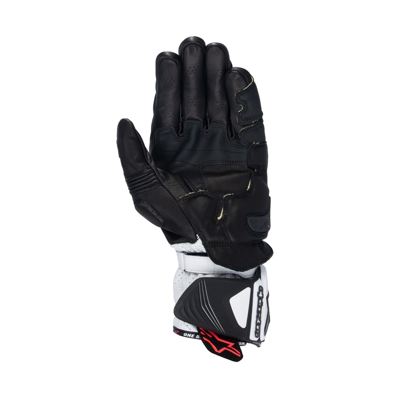 Guantes de moto Alpinestars GP PRO R 4 blanco y negro